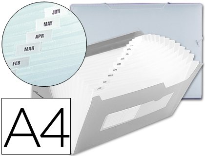 Ordner Beautyone 42164 Polypropylen, DIN A4, transparent, 2 Fächer, 13 Fächer Ordner Beautyone 42164 Polypropylen, DIN A4, transparent, 2 Fächer, 13 Fächer von Beautone