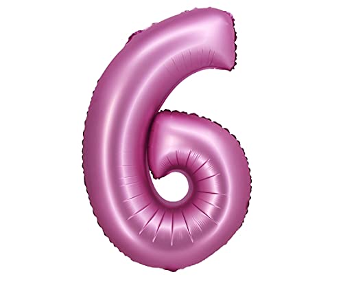 GoDan Beauty&Charm Folienballon, Ziffer 6, Satinrosa, 76 cm GoDan Beauty&Charm Folienballon, Ziffer 6, Satinrosa, 76 cm von Beauty&Charm