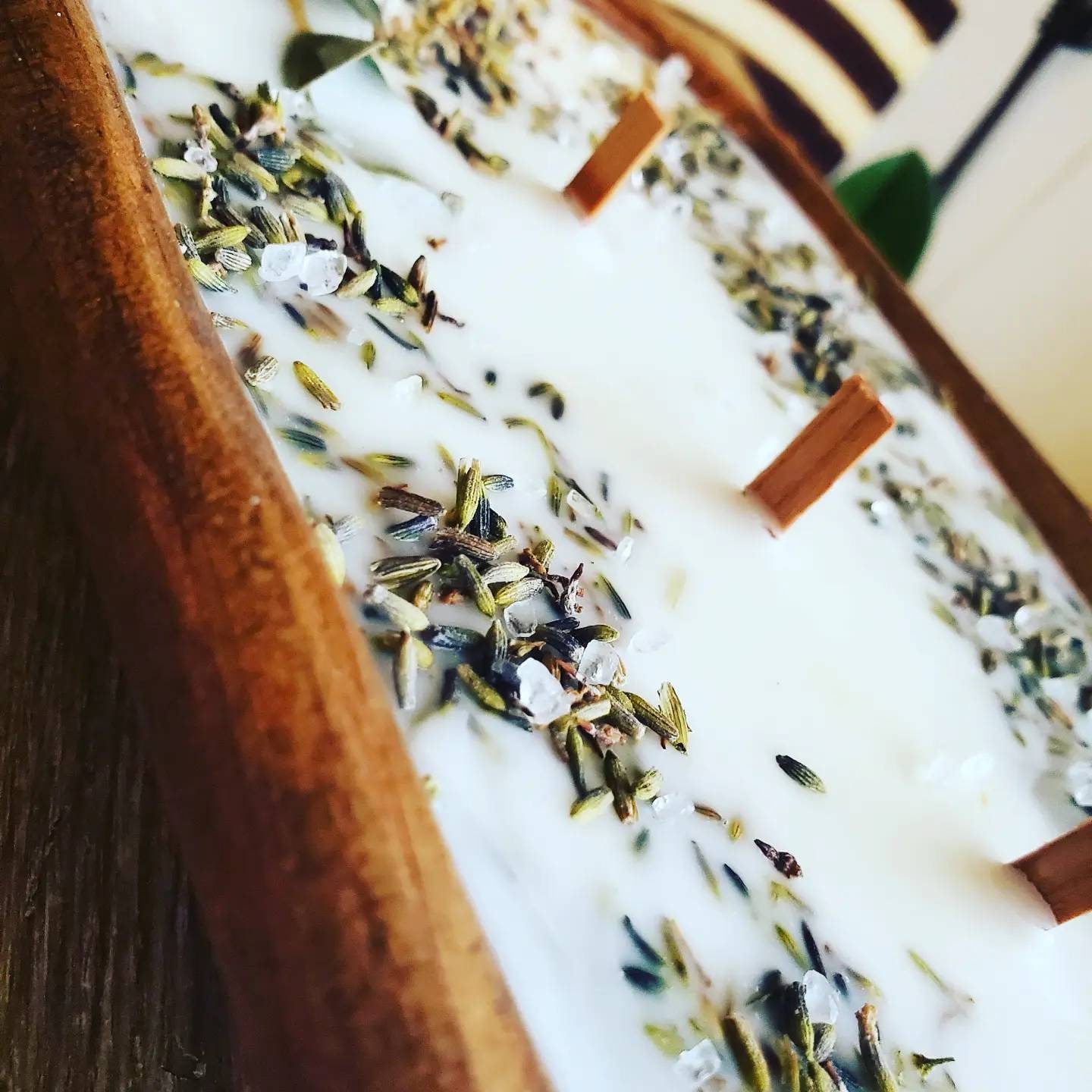Holzdocht Kerze Mit Eukalyptus Lavendel Duftkerze Holzdocht Kerze Mit Eukalyptus Lavendel Duftkerze von BeautyBeeSoap