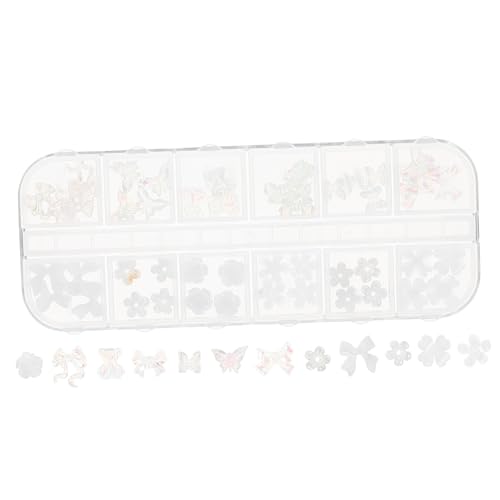 Beavorty 1 Karton Teiliges Nail Art mit Blüten und Schleifen Charms in Regenbogen Eisoptik DIY Nagelverzierung für Damen Vielseitig für Nägel Gesicht Körper und Accessoires Handliche Beavorty 1 Karton Teiliges Nail Art mit Blüten und Schleifen Charms in Regenbogen Eisoptik DIY Nagelverzierung für Damen Vielseitig für Nägel Gesicht Körper und Accessoires Handliche von Beavorty