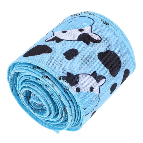 Beavorty 1 Rolle Kuhmuster -Wickelband Kuhmuster Geschenkband Geschenkverpackung Band Niedliches Geschenkband Party Dekoration Band Partyverpackungsband Bauernband Polyester Sky-blue Beavorty 1 Rolle Kuhmuster -Wickelband Kuhmuster Geschenkband Geschenkverpackung Band Niedliches Geschenkband Party Dekoration Band Partyverpackungsband Bauernband Polyester Sky-blue von Beavorty