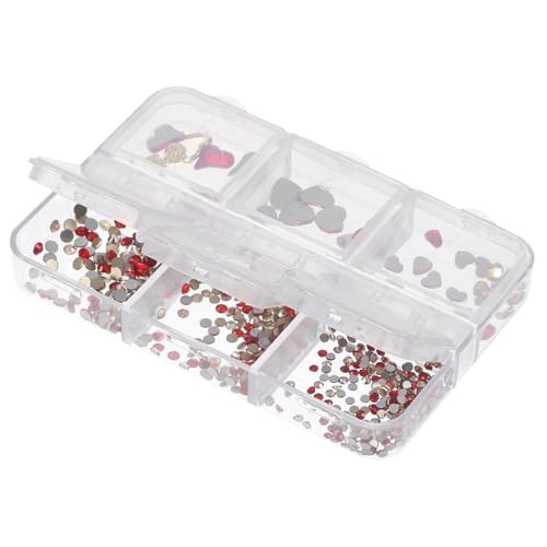 Beavorty 1 Schachtel Herzförmige Nagelsteine Farbiges Strass Nail Charms für Damen Nageldekorationen Hellrosa DIY Nail Art Zubehör Beavorty 1 Schachtel Herzförmige Nagelsteine Farbiges Strass Nail Charms für Damen Nageldekorationen Hellrosa DIY Nail Art Zubehör von Beavorty