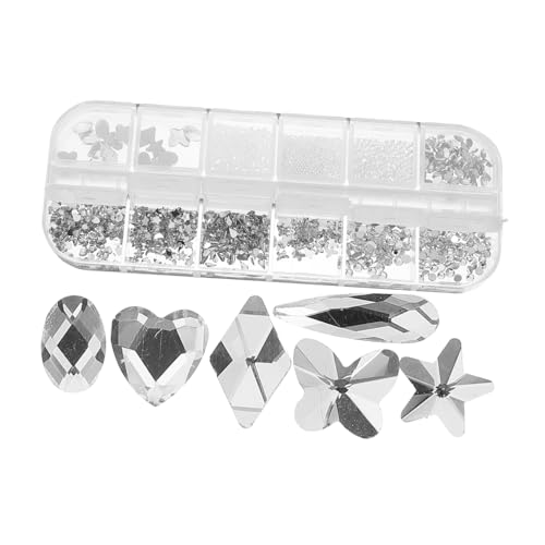 Beavorty 1 Schachtel Kleine Nail Art Charms Bunte Flache Strasssteine für Kreative Nageldekorationen für Diy Maniküre und Besondere Anlässe Fächerige Aufbewahrung Beavorty 1 Schachtel Kleine Nail Art Charms Bunte Flache Strasssteine für Kreative Nageldekorationen für Diy Maniküre und Besondere Anlässe Fächerige Aufbewahrung von Beavorty