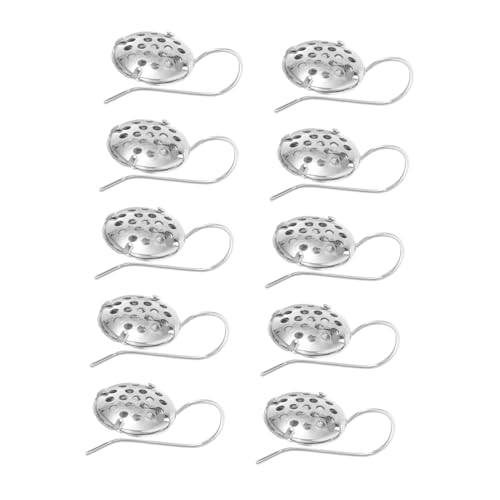Beavorty 10 Stück Runde Cabochon Lünetten mit Ohrhaken für DIY Schmuckherstellung für Kreative Projekte und Schmuckliebhaber von Beavorty