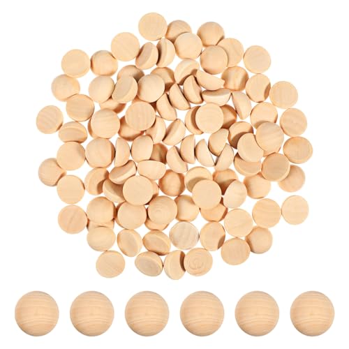 Beavorty 100 Stück 20 Mm Halbe Holzkugeln, Perlen zum Basteln, Natürliche, Unbehandelte Halbe Holzkugeln, Gespaltene Holzperlen für Diy-projekte, Dekorative Kunst, Bastelbedarf Beavorty 100 Stück 20 Mm Halbe Holzkugeln, Perlen zum Basteln, Natürliche, Unbehandelte Halbe Holzkugeln, Gespaltene Holzperlen für Diy-projekte, Dekorative Kunst, Bastelbedarf von Beavorty