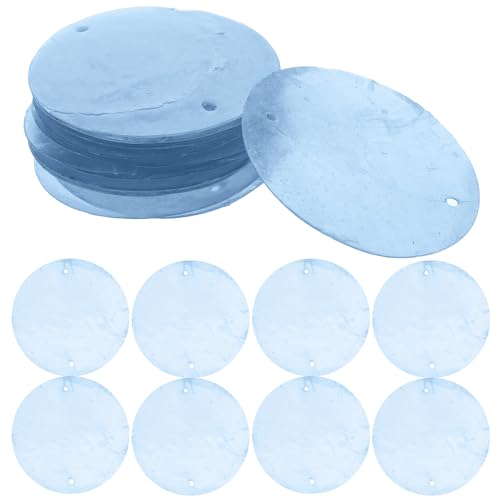 Beavorty 100 Stück 5 Cm Große Natürliche Flache Runde Muschelperlen – Runde Spiegelperlen Mit 2 Löchern Für Die Schmuckherstellung Bastelarbeiten Windspiele Lampendekoration Partyzubehör Beavorty 100 Stück 5 Cm Große Natürliche Flache Runde Muschelperlen – Runde Spiegelperlen Mit 2 Löchern Für Die Schmuckherstellung Bastelarbeiten Windspiele Lampendekoration Partyzubehör von Beavorty