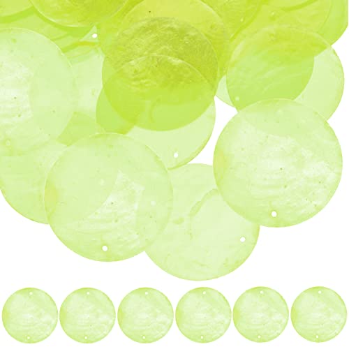 Beavorty 100 Stück 5 Cm Große Natürliche Flache Runde Muschelperlen – Runde Spiegelperlen Mit 2 Löchern Für Die Schmuckherstellung Bastelarbeiten Windspiele Lampendekoration Partyzubehör Beavorty 100 Stück 5 Cm Große Natürliche Flache Runde Muschelperlen – Runde Spiegelperlen Mit 2 Löchern Für Die Schmuckherstellung Bastelarbeiten Windspiele Lampendekoration Partyzubehör von Beavorty