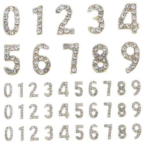 Beavorty 100 Stück Teiliges Strass Zahlennagel-charmes Flache Glitzernde Nail Art Dekorationen mit Funkelnden Zahlen Luxuriöse Maniküre Schmuckverzierungen für Kreative Nail Art Designs Beavorty 100 Stück Teiliges Strass Zahlennagel-charmes Flache Glitzernde Nail Art Dekorationen mit Funkelnden Zahlen Luxuriöse Maniküre Schmuckverzierungen für Kreative Nail Art Designs von Beavorty