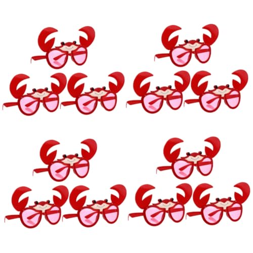 Beavorty 12 Stck Lustige Krabbenbrillen Witzige Partybrille mit Cartoon Design Stabile Foto Requisiten für Strand Luau und Kostümpartys Langlebig und Beavorty 12 Stck Lustige Krabbenbrillen Witzige Partybrille mit Cartoon Design Stabile Foto Requisiten für Strand Luau und Kostümpartys Langlebig und von Beavorty
