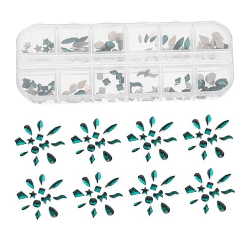 Beavorty 120-teiliges Nailart-strassstein-set, 12 Gitter, Grüne Flatback-strasssteine für Diy-nailart, Flache Rückseite, Strasssteine für Nagel-bling, Damen, Heimgebrauch Beavorty 120-teiliges Nailart-strassstein-set, 12 Gitter, Grüne Flatback-strasssteine für Diy-nailart, Flache Rückseite, Strasssteine für Nagel-bling, Damen, Heimgebrauch von Beavorty