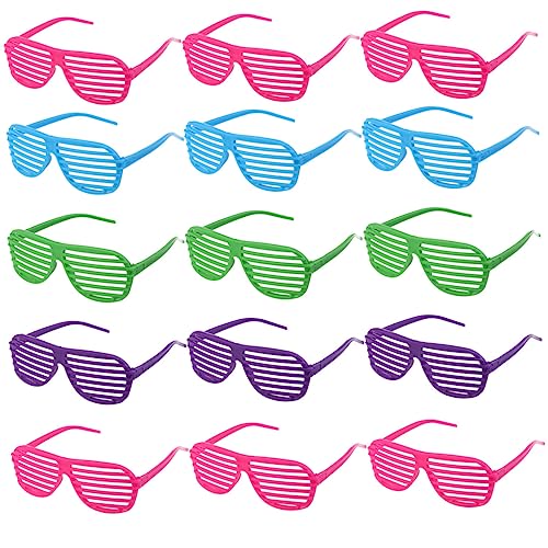 Beavorty 15 Stück Lustige Plissee Brillen Übergroße Cosplay Accessoires für Partys und Fotospaß Bunte Dekorationsbrillen Zufällige Farben Zufällige Farbe Beavorty 15 Stück Lustige Plissee Brillen Übergroße Cosplay Accessoires für Partys und Fotospaß Bunte Dekorationsbrillen Zufällige Farben Zufällige Farbe von Beavorty