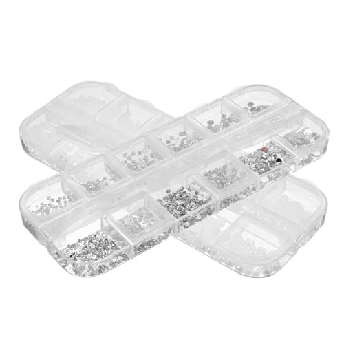 Beavorty 2 Boxen Nail Art Dekorationen Set mit Perlen und Strasssteinen Halbrunde Nail Charms für Kreative Nageldesigns Geeignet für Natürliche und Kunstnägel Vielseitige Optionen für Beavorty 2 Boxen Nail Art Dekorationen Set mit Perlen und Strasssteinen Halbrunde Nail Charms für Kreative Nageldesigns Geeignet für Natürliche und Kunstnägel Vielseitige Optionen für von Beavorty