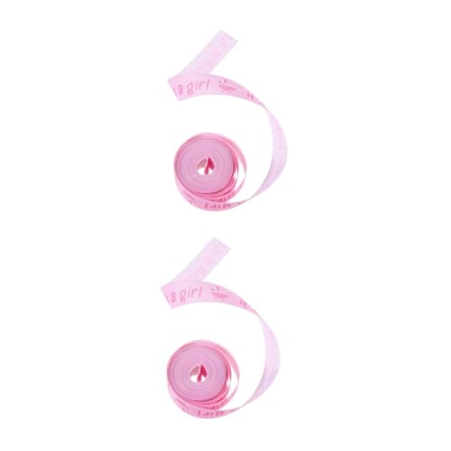 Beavorty 2 Rollen Babyparty Geschenkband für Mädchen Breit Weiches Satinband Diy Bastelband für Kreative Deko Geschenkverpackung und Heimdekoration Beavorty 2 Rollen Babyparty Geschenkband für Mädchen Breit Weiches Satinband Diy Bastelband für Kreative Deko Geschenkverpackung und Heimdekoration von Beavorty