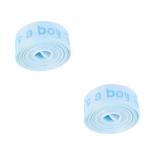 Beavorty 2 Rollen Blaues Jungen Geschenkband Breit Rolle Vielseitiges Dekoband für Geschenkverpackung Diy Bastelprojekte Babyparty Dekoration und Wohnaccessoires Beavorty 2 Rollen Blaues Jungen Geschenkband Breit Rolle Vielseitiges Dekoband für Geschenkverpackung Diy Bastelprojekte Babyparty Dekoration und Wohnaccessoires von Beavorty