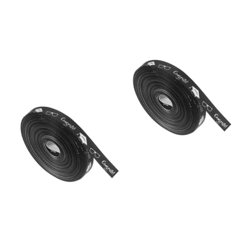 Beavorty 2 Rollen Schwarzes Abschlussfeier Geschenkband Vielseitig Einsetzbares Dekoband für Geschenkverpackung Diy Bastelarbeiten Abschlussdekoration Langlebig und Formbeständig von Beavorty