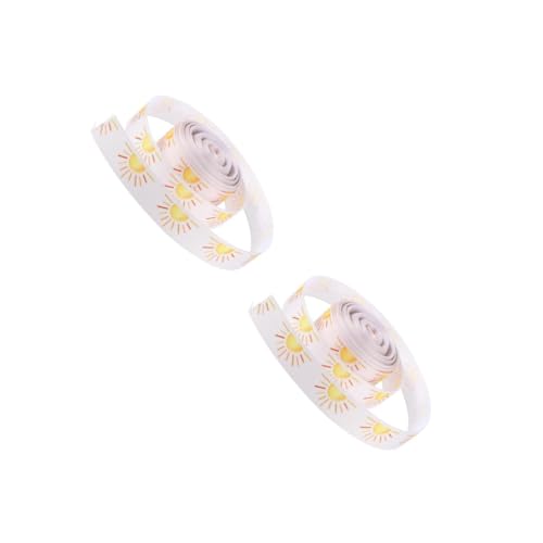 Beavorty 2 Rollen Yards Gelbes Geschenkband Breit Sonniges Dekoratives Ripsband für Diy Basteln Geschenkverpackung Sommerparty Hochzeit und Festliche Dekoration Beavorty 2 Rollen Yards Gelbes Geschenkband Breit Sonniges Dekoratives Ripsband für Diy Basteln Geschenkverpackung Sommerparty Hochzeit und Festliche Dekoration von Beavorty