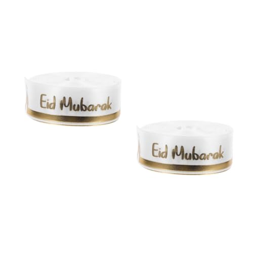 Beavorty 2 Stück Eid Mubarak Geschenkband Yards Dekoratives Geschenkverpackungsband mit Goldener Prägung Vielseitig für Geschenkverpackung Partydekoration und DIY Bastelprojekte Breit Beavorty 2 Stück Eid Mubarak Geschenkband Yards Dekoratives Geschenkverpackungsband mit Goldener Prägung Vielseitig für Geschenkverpackung Partydekoration und DIY Bastelprojekte Breit von Beavorty