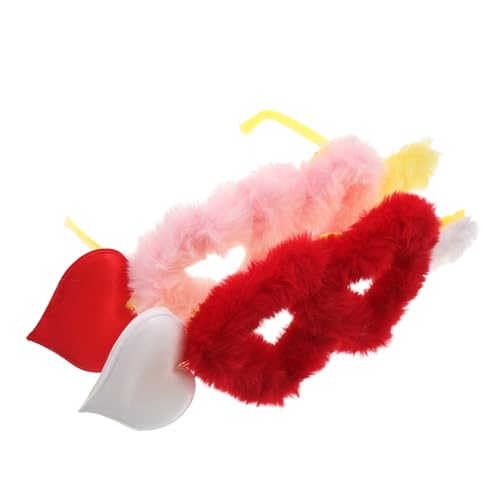 Beavorty 2 Stück Plüsch Herz Sonnenbrillen Kuschelige Herzförmige Partybrillen Lustige Brillen für Halloween Kostüm Valentinstag Brautjungfern Cosplay und Hochzeitsdeko Beavorty 2 Stück Plüsch Herz Sonnenbrillen Kuschelige Herzförmige Partybrillen Lustige Brillen für Halloween Kostüm Valentinstag Brautjungfern Cosplay und Hochzeitsdeko von Beavorty