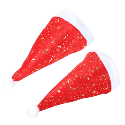 Beavorty 2 Stück Weihnachtsmützen Fleece Kreative Party Kopfbedeckung für Erwachsene Weihnachtsaccessoires für Fotos und Feiern Leicht und zu Tragen Beavorty 2 Stück Weihnachtsmützen Fleece Kreative Party Kopfbedeckung für Erwachsene Weihnachtsaccessoires für Fotos und Feiern Leicht und zu Tragen von Beavorty