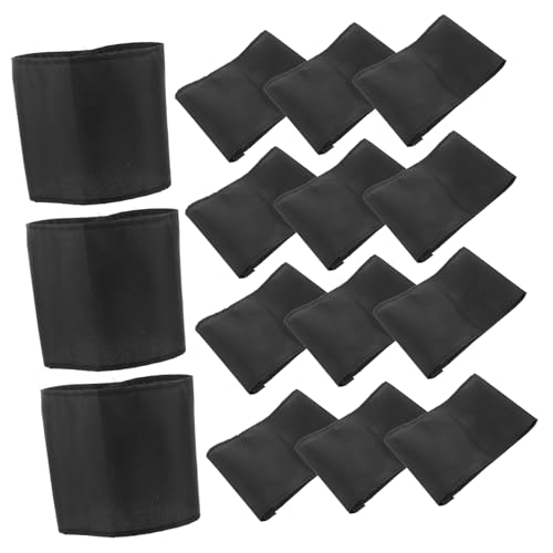 Beavorty 20 Stück Erinnerungsarmband Trauer-Gedenkarmband Trauerband schwarze Armbinden für die Trauer Todesarmband Polizeiarmband Armbinde zur Beerdigung Stoff Black von Beavorty