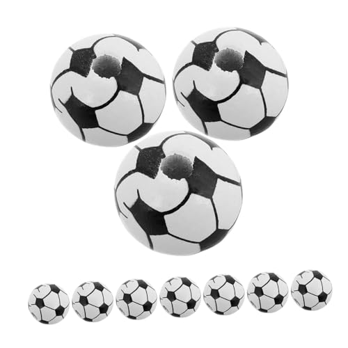 Beavorty 20 Stück Fußball-holzperlen Fußballhandwerk Kleine Holzperlen Zum Basteln Kleine Sportbälle Perlen Für Armbänder Kugelperlen Für Die Schmuckherstellung Fußballperlen Sporthandwerk Beavorty 20 Stück Fußball-holzperlen Fußballhandwerk Kleine Holzperlen Zum Basteln Kleine Sportbälle Perlen Für Armbänder Kugelperlen Für Die Schmuckherstellung Fußballperlen Sporthandwerk von Beavorty
