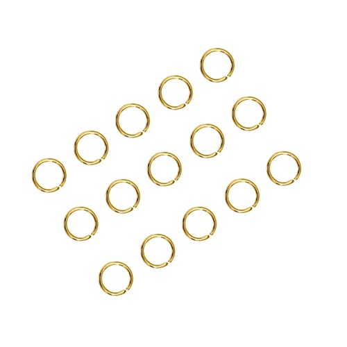 Beavorty 200 Stück Goldene Ringe Schlüsselring Buckle für Schmuckherstellung Geeignet für Diy Projekte und Schlüsselanhänger von Beavorty