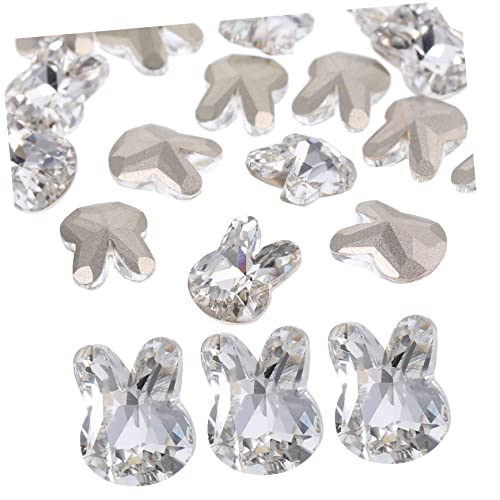 Beavorty 20Stücke Teiliges Kaninchen Nagelkunst Strassornamente Für Bezaubernde Nageldekorationen Für Maniküre Zu Hause Salon Freie Materialien Einfache Anwendung Beavorty 20Stücke Teiliges Kaninchen Nagelkunst Strassornamente Für Bezaubernde Nageldekorationen Für Maniküre Zu Hause Salon Freie Materialien Einfache Anwendung von Beavorty