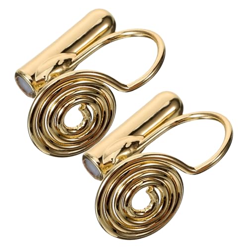 Beavorty 2Stücke DIY Ohrring Kupfer Clips für Durchbohrte Einfach zu Verwenden Schmerzfrei für Ohrring DIY Zubehör Schmuckaccessoires von Beavorty