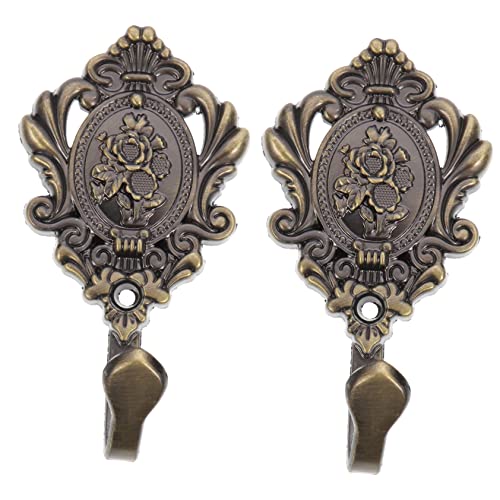 Beavorty 2er-Set Vorhanghaken Aus Messing-zinklegierung Raffhalter Für Räume Im Vintage-Stil von Beavorty