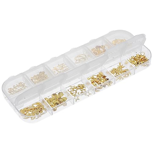 Beavorty 3 Box Nagelkunst Finger Patch Nägel Maniküre für Bausätze Aufkleber füller Ornament Nagelschmuck exquisites Nageldekor Dekorationen Spezialeffekt -Nagelversorgung Legierung Golden Beavorty 3 Box Nagelkunst Finger Patch Nägel Maniküre für Bausätze Aufkleber füller Ornament Nagelschmuck exquisites Nageldekor Dekorationen Spezialeffekt -Nagelversorgung Legierung Golden von Beavorty
