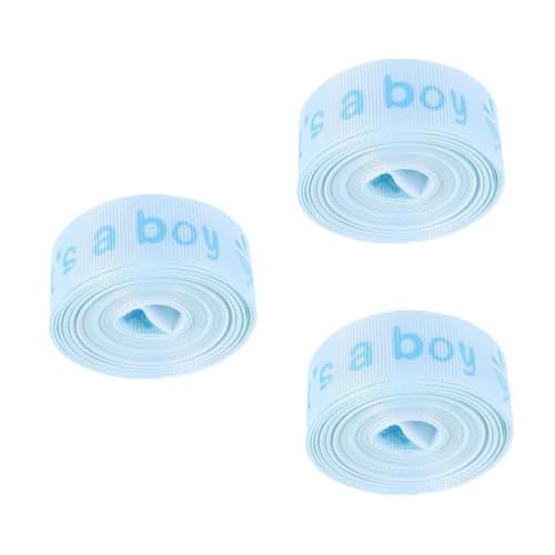 Beavorty 3 Rollen Blaues Babyjungen Satinband Breit Yards und Glatt Geschenkband für Shower Geschenkverpackung Diy Bastelband Dekoration Vielseitig Einsetzbar Beavorty 3 Rollen Blaues Babyjungen Satinband Breit Yards und Glatt Geschenkband für Shower Geschenkverpackung Diy Bastelband Dekoration Vielseitig Einsetzbar von Beavorty