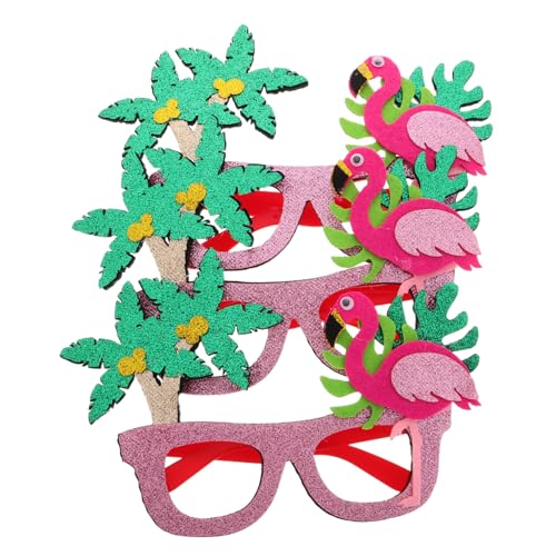 Beavorty 3 Stück Teiliges Hawaiian Luau Sonnenbrillen mit Flamingo und Kokosbaum Strandparty Dekoration für Sommer Events und Poolfeiern Beavorty 3 Stück Teiliges Hawaiian Luau Sonnenbrillen mit Flamingo und Kokosbaum Strandparty Dekoration für Sommer Events und Poolfeiern von Beavorty