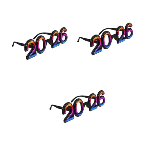 Beavorty 3 Stück Zahlenbrille aus Robustem Pc Material Glitzernde Year Partybrille Leichte Foto Requisite Vielseitig für Silvester Halloween und Abschlussfeiern als Partygeschenk Beavorty 3 Stück Zahlenbrille aus Robustem Pc Material Glitzernde Year Partybrille Leichte Foto Requisite Vielseitig für Silvester Halloween und Abschlussfeiern als Partygeschenk von Beavorty