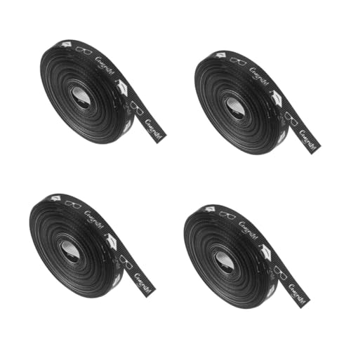 Beavorty 4 Rollen Graduierungsband Schwarz Geschenkband für Abschlussfeier Dekoration Diy Schleifen Basteln Vielseitiges Geschenkband für Klassenraum und Party Beavorty 4 Rollen Graduierungsband Schwarz Geschenkband für Abschlussfeier Dekoration Diy Schleifen Basteln Vielseitiges Geschenkband für Klassenraum und Party von Beavorty