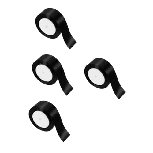 Beavorty 4 Rollen Schwarzes Polyester Geschenkband Breit für Diy Basteln Blumensträuße Geschenkverpackung Hochzeits und Festdekoration Langlebiges Verpackungsband für Kreative Projekte Beavorty 4 Rollen Schwarzes Polyester Geschenkband Breit für Diy Basteln Blumensträuße Geschenkverpackung Hochzeits und Festdekoration Langlebiges Verpackungsband für Kreative Projekte von Beavorty