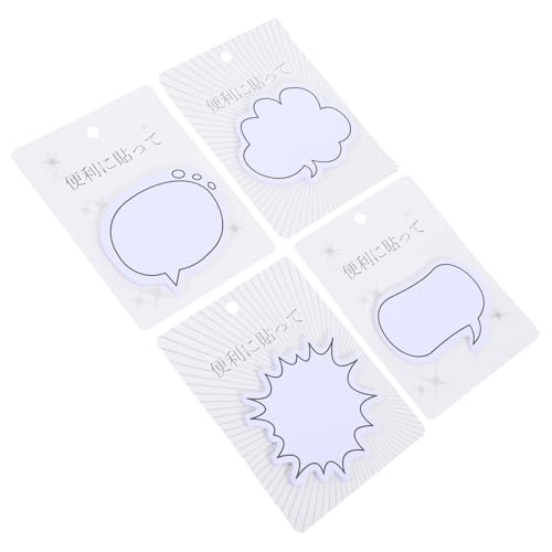 Beavorty 4 Sätze Haftnotizen Im Dialogfeld Scrapbook-aufkleber Süße Etiketten Aufkleber Schreiben Aufkleber Beachten Aufkleber-notizen Memo-aufkleber Aufkleber Sammelalbum Weiß Papier Beavorty 4 Sätze Haftnotizen Im Dialogfeld Scrapbook-aufkleber Süße Etiketten Aufkleber Schreiben Aufkleber Beachten Aufkleber-notizen Memo-aufkleber Aufkleber Sammelalbum Weiß Papier von Beavorty