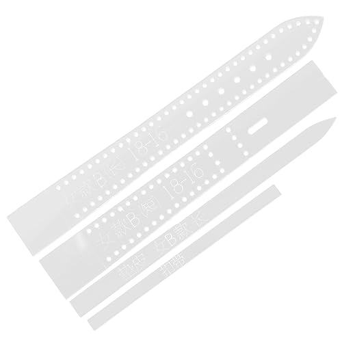 Beavorty 4 Stck. Teiliges Uhrenarmband Schablonen Diy Armband Vorlagen für Lederhandwerk Hochwertige Stencils für Kreative Armbänder für Designs von Beavorty
