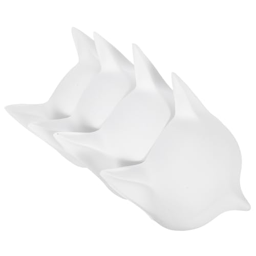 Beavorty 4 Stück Blanko Katzenmaske Blanko Masken Mit Weißem Gesicht Bemalt DIY Masken Tier Cosplay Verkleidung Maskerade – Halloween Kostüm Zubehör Party Requisiten Dekorationen Beavorty 4 Stück Blanko Katzenmaske Blanko Masken Mit Weißem Gesicht Bemalt DIY Masken Tier Cosplay Verkleidung Maskerade – Halloween Kostüm Zubehör Party Requisiten Dekorationen von Beavorty