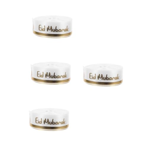 Beavorty 4 Stück Eid Mubarak Geschenkband Yards Polyesterband Breit Weiches Langlebiges Dekoband für Geschenkverpackung Partydekoration DIY Schleifen Geeignet für Eid Feierlichkeiten Beavorty 4 Stück Eid Mubarak Geschenkband Yards Polyesterband Breit Weiches Langlebiges Dekoband für Geschenkverpackung Partydekoration DIY Schleifen Geeignet für Eid Feierlichkeiten von Beavorty