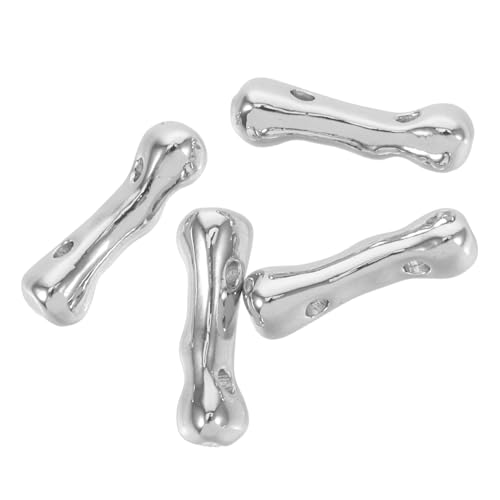 Beavorty 4 Stück Kupfer Doppel Loch Spacer Perlen Loch Poliert Charm Armband Perlen DIY Handgefertigter Schmuck Zwischenperlen für Halsketten und Armbänder Beavorty 4 Stück Kupfer Doppel Loch Spacer Perlen Loch Poliert Charm Armband Perlen DIY Handgefertigter Schmuck Zwischenperlen für Halsketten und Armbänder von Beavorty