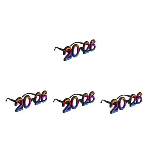 Beavorty 4 Stück Party Brille mit Glitzer Zahlen Bunte Year Eve Sonnenbrille Lustige Fotorequisite für Silvesterfeier Abschlussfeier Partydeko und Geschenkidee Beavorty 4 Stück Party Brille mit Glitzer Zahlen Bunte Year Eve Sonnenbrille Lustige Fotorequisite für Silvesterfeier Abschlussfeier Partydeko und Geschenkidee von Beavorty