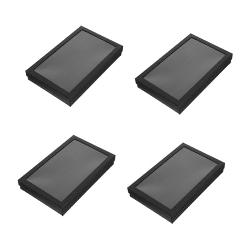 Beavorty 4 Stück Ringbox mit PVC Abdeckung Fächer Schmuckaufbewahrung für Ringe und Ohrstecker Langlebige Schmuckschatulle für Persönliche Sammlung und Professionellen Schmuckdisplay Beavorty 4 Stück Ringbox mit PVC Abdeckung Fächer Schmuckaufbewahrung für Ringe und Ohrstecker Langlebige Schmuckschatulle für Persönliche Sammlung und Professionellen Schmuckdisplay von Beavorty