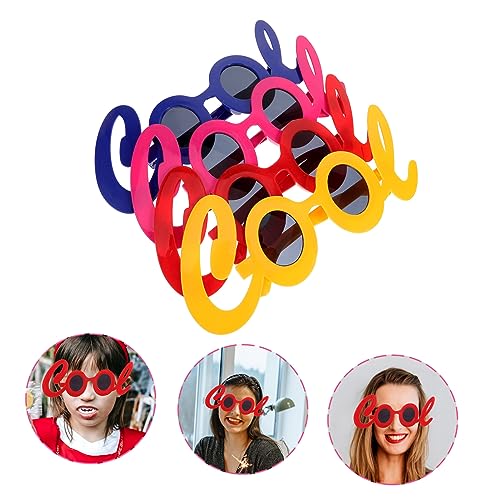 Beavorty 4 Stück Teiliges Bunte Partybrillen Leichte Sonnenbrille für Erwachsene Originelle Foto Requisiten und Karneval Zubehör für Freizeit und Kostümpartys Beavorty 4 Stück Teiliges Bunte Partybrillen Leichte Sonnenbrille für Erwachsene Originelle Foto Requisiten und Karneval Zubehör für Freizeit und Kostümpartys von Beavorty