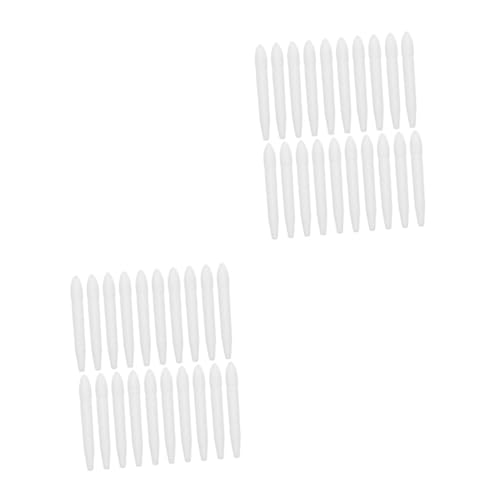 Beavorty 40 Stck. Teiliges Ersatzspitzen für Permanent Paint Marker Weiße Rundspitzen aus Strapazierfähigem Kunststofffaser Material Passend für Aquarell und Acrylfarben Einfach Beavorty 40 Stck. Teiliges Ersatzspitzen für Permanent Paint Marker Weiße Rundspitzen aus Strapazierfähigem Kunststofffaser Material Passend für Aquarell und Acrylfarben Einfach von Beavorty
