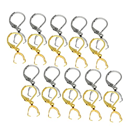 Beavorty 40 Stück Ohrring Verschlüsse mit Drehbarem Buckle Schmuck Zubehör für DIY Ohrringe Armbänder Rostfrei Leicht Langlebig Beavorty 40 Stück Ohrring Verschlüsse mit Drehbarem Buckle Schmuck Zubehör für DIY Ohrringe Armbänder Rostfrei Leicht Langlebig von Beavorty