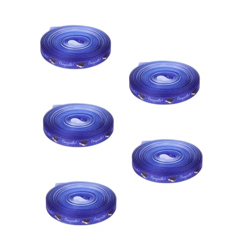 Beavorty 5 Rollen Graduation Ribbon Blau Diy Schleifenband für Basteln Dekorationen Geschenkverpackung Geburtstagsfeier Abschlussfeier Geschenkband Beavorty 5 Rollen Graduation Ribbon Blau Diy Schleifenband für Basteln Dekorationen Geschenkverpackung Geburtstagsfeier Abschlussfeier Geschenkband von Beavorty