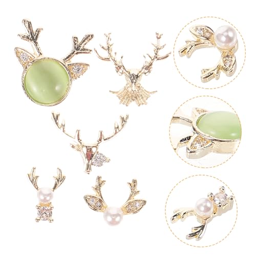 Beavorty 5 Stück Teiliges Weihnachts Nail Charms mit Rentier Design Kleine Maniküre Dekorationen für Damen und Nagelkunst Vielseitig Einsetzbar zu Weihnachten Hochzeit Geburtstag und Beavorty 5 Stück Teiliges Weihnachts Nail Charms mit Rentier Design Kleine Maniküre Dekorationen für Damen und Nagelkunst Vielseitig Einsetzbar zu Weihnachten Hochzeit Geburtstag und von Beavorty