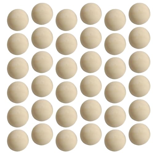 Beavorty 50 Stück 25 Mm Halbe Holzkugeln, Perlen zum Basteln, Natürliche, Unbehandelte Halbe Holzkugeln, Gespaltene Holzperlen für Diy-projekte, Dekorative Kunst, Bastelbedarf Beavorty 50 Stück 25 Mm Halbe Holzkugeln, Perlen zum Basteln, Natürliche, Unbehandelte Halbe Holzkugeln, Gespaltene Holzperlen für Diy-projekte, Dekorative Kunst, Bastelbedarf von Beavorty
