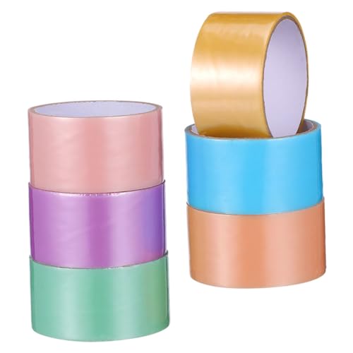 Beavorty 6 Rollen bastelmaterial geschenkband Bastelzubehör multifunktionales klebeband wiederverwendbares klebeband Ball weiß Aus -Klebeband Pastell Klebstoff lustig Plastik Beavorty 6 Rollen bastelmaterial geschenkband Bastelzubehör multifunktionales klebeband wiederverwendbares klebeband Ball weiß Aus -Klebeband Pastell Klebstoff lustig Plastik von Beavorty