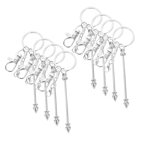 Beavorty 8 Stück Teiliges Beaded Bar Key Chain aus Leichtem Metall DIY Schlüsselanhänger zum Basteln Stilvolle Taschen und Kleidungsdekoration Langlebig und Formbeständig für Kreative Beavorty 8 Stück Teiliges Beaded Bar Key Chain aus Leichtem Metall DIY Schlüsselanhänger zum Basteln Stilvolle Taschen und Kleidungsdekoration Langlebig und Formbeständig für Kreative von Beavorty
